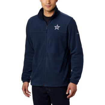 Columbia Jas Heren, Flanker III Full Zip Fleece - Dallas Cowboys Donkerblauw, 25FVCWYQM